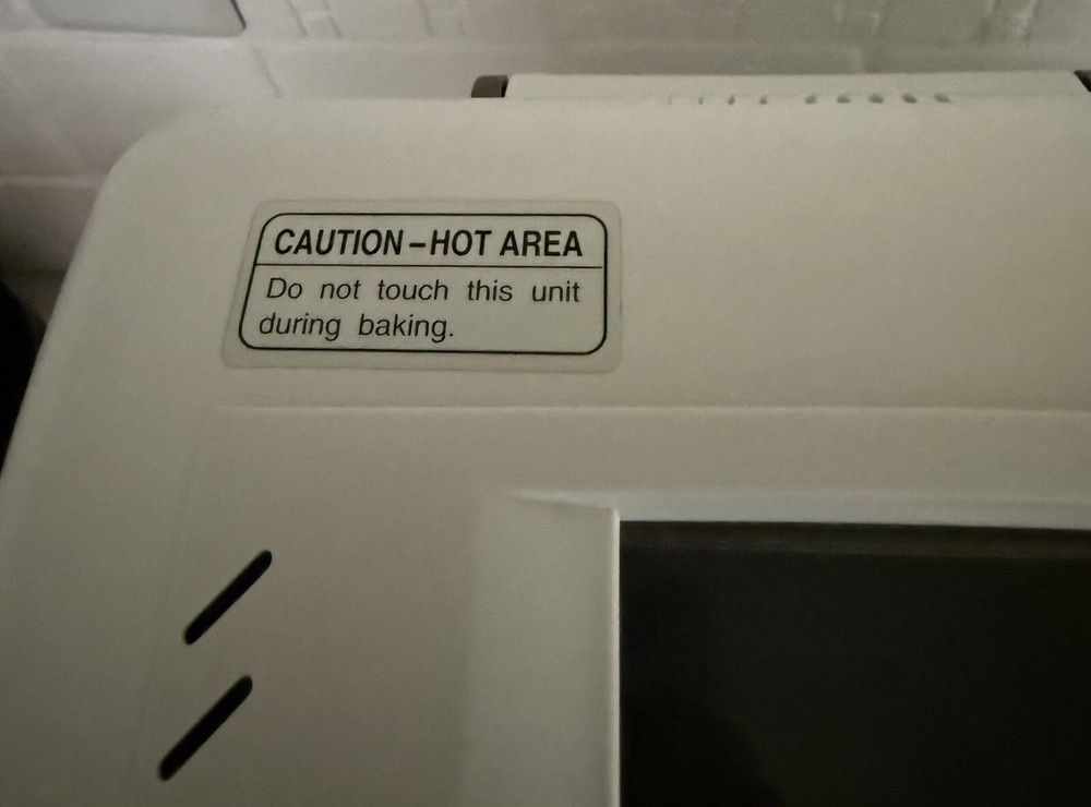 Toastmaster Corner Bakery Automatic Bread Maker Machine Model 1170S Butter Cover