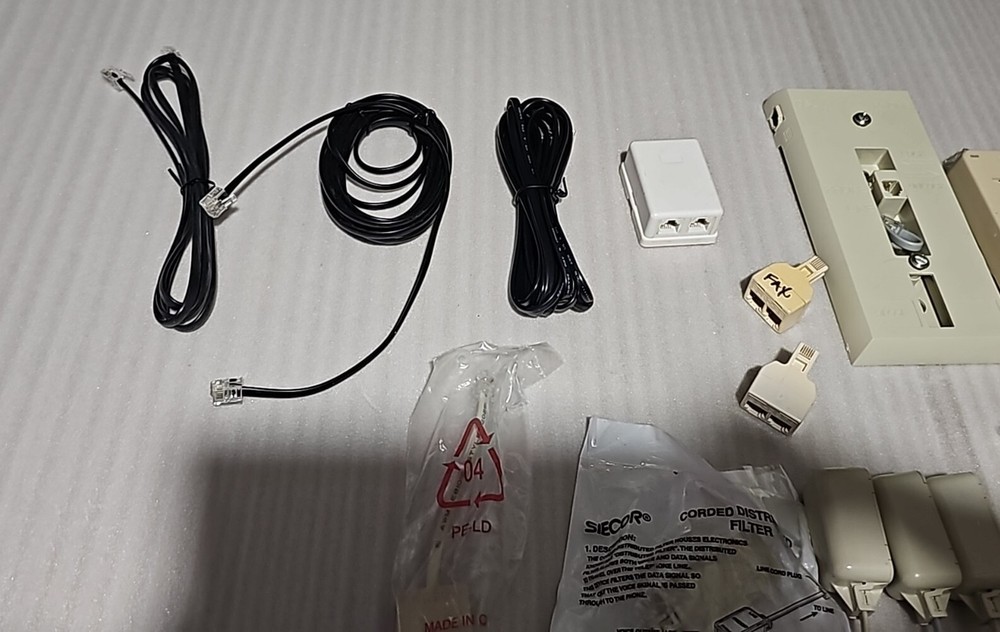 DSL Filter and cables lot - 2WIRE Pace Siecor Excelsus