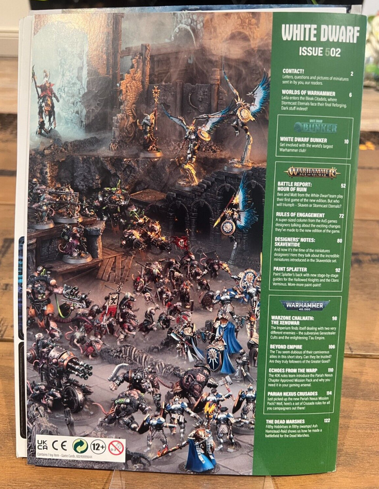 War Hammer White Dwarf Issue 502 Skaven Return