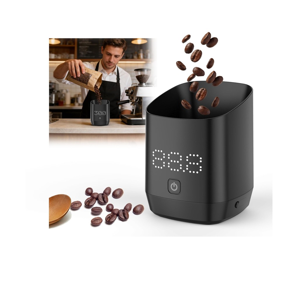 Digital Coffee Bean Dosing Cup for Espresso with LED Scale - High Precision C...