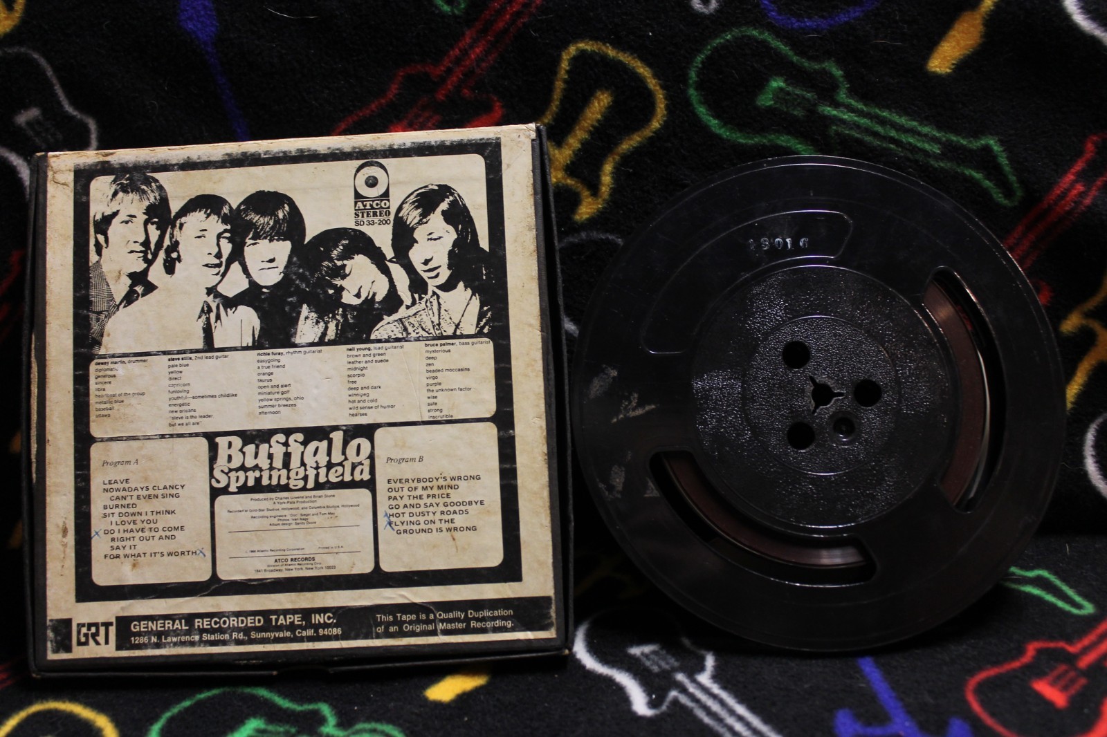 BUFFALO SPRINGFIELD 1966 Reel-To-Reel 3 3/4 ips 4-TRACK Tape CSNY Neil Young