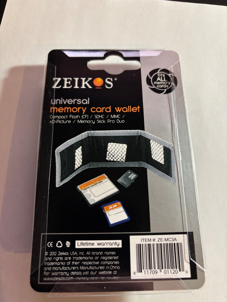 Zeikos Universal Memory Card Wallet