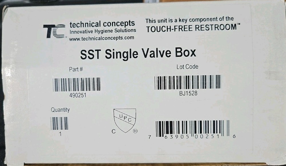 Technical Concepts TC 490251 : SST Single Valve Box Control Box Fits Auto Brand