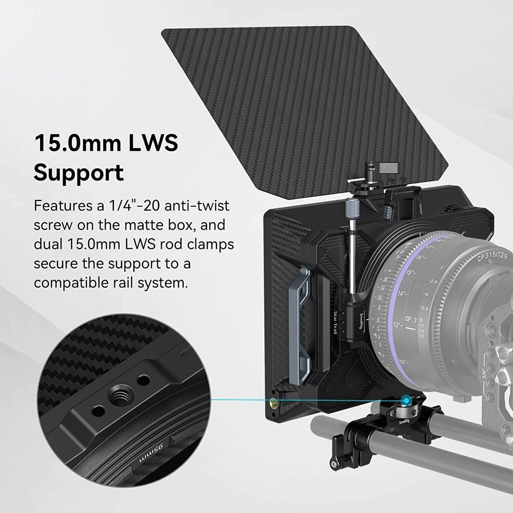 SmallRig 3645 Multifunctional Modular Matte Box (Φ95mm) MatteBox VND Filter Kit