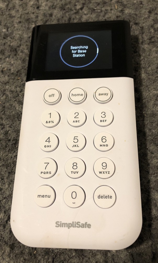 SimpliSafe SSKP3 Security Keypad Remote White Wireless