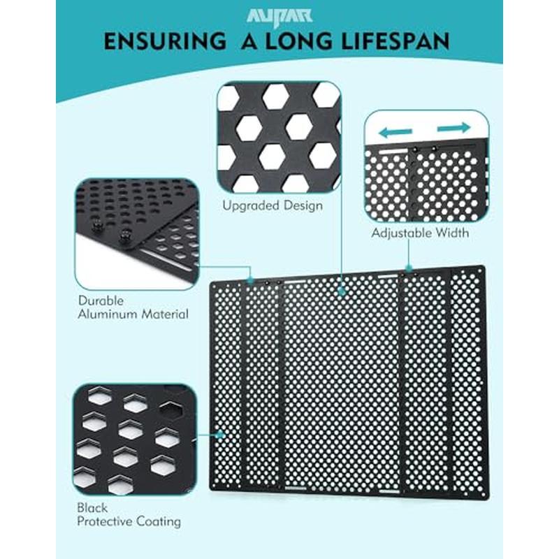 RV Entry Screen Door Protector Adjustable Aluminum Alloy Durable Easy Install US