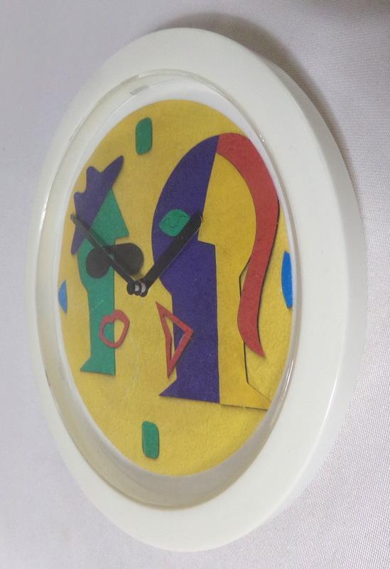 Memphis SKA Retro Shag Wall Clock