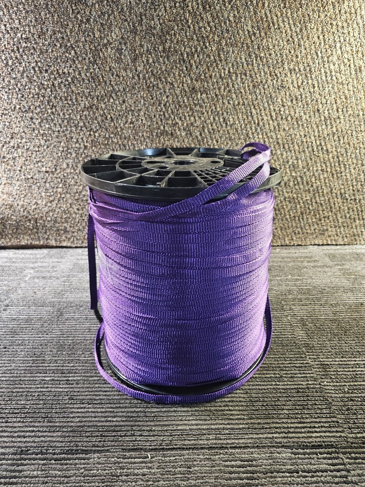 Cajun Pull Line 1/2" x 3000' Purple Polyester Pulling Tape 1200LB Break Strength