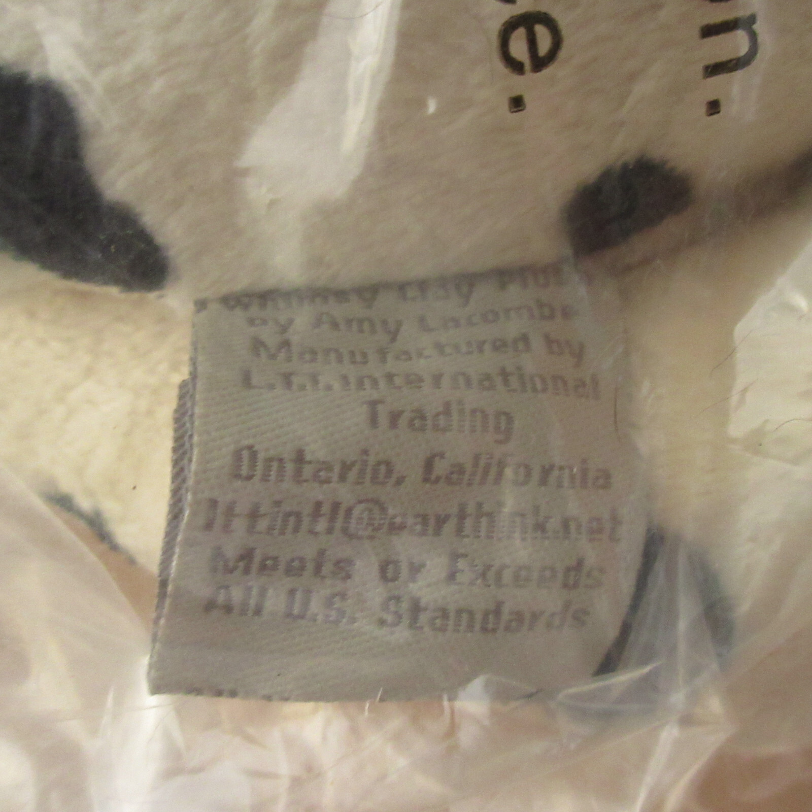 NOS Vtg WhimsiClay Whimsy Clay Amy Lacombe 14" SHANICE Sassy Cat Plush Stuffed