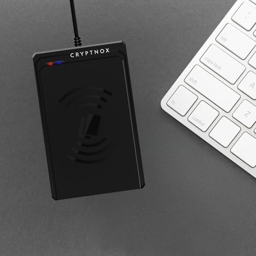 Contactless NFC Smart Card Reader - USB Type-C & Type-A, ISO 14443, Mifare Compl