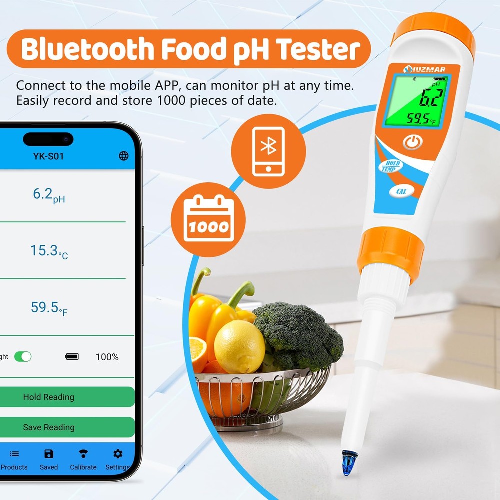 500ml Tester pH 7.00/4.00 Buffer Solution Each and Digital Meter