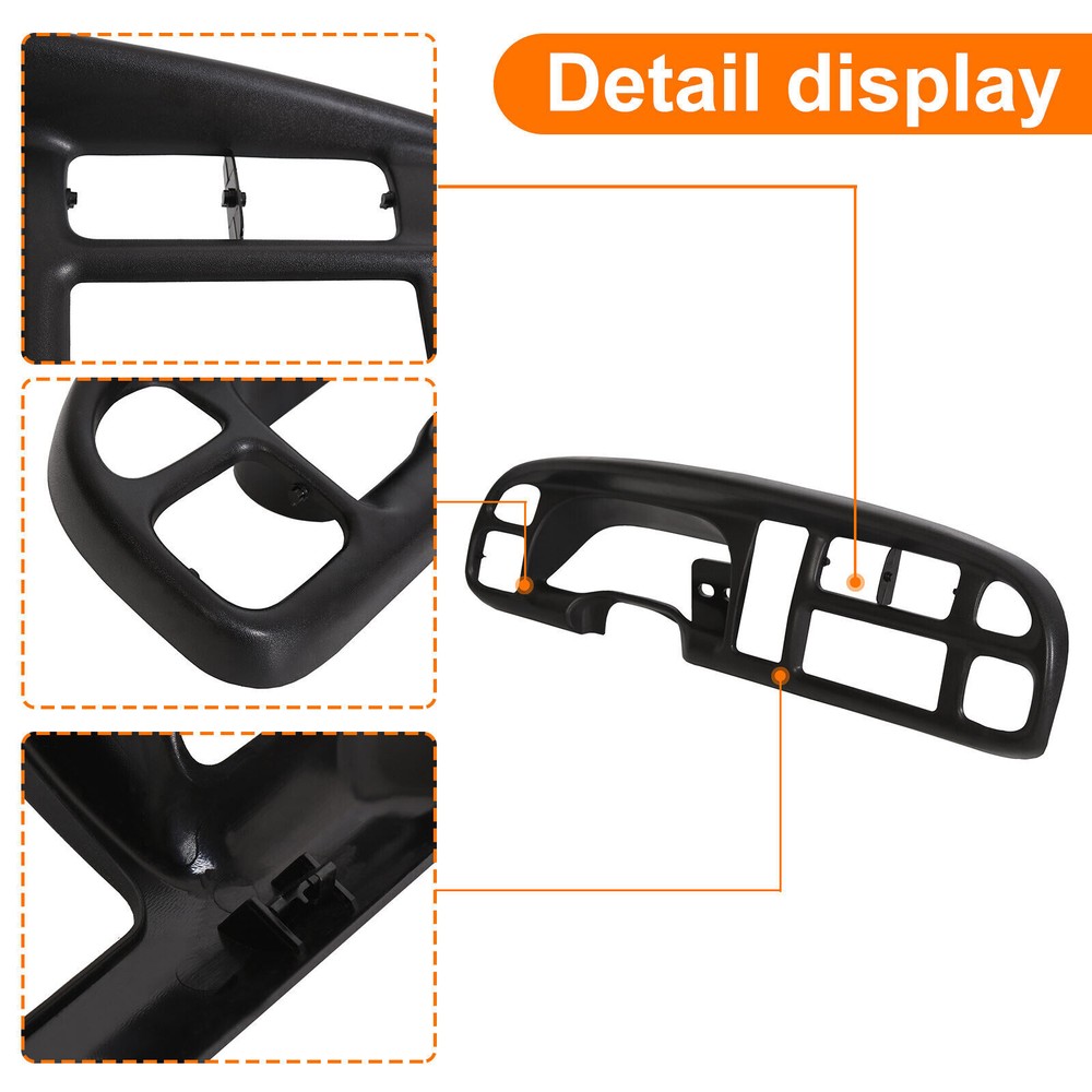 For Dodge Ram 1500 2500 3500 1998-2002 Instrument Panel Dash Gauge Bezel