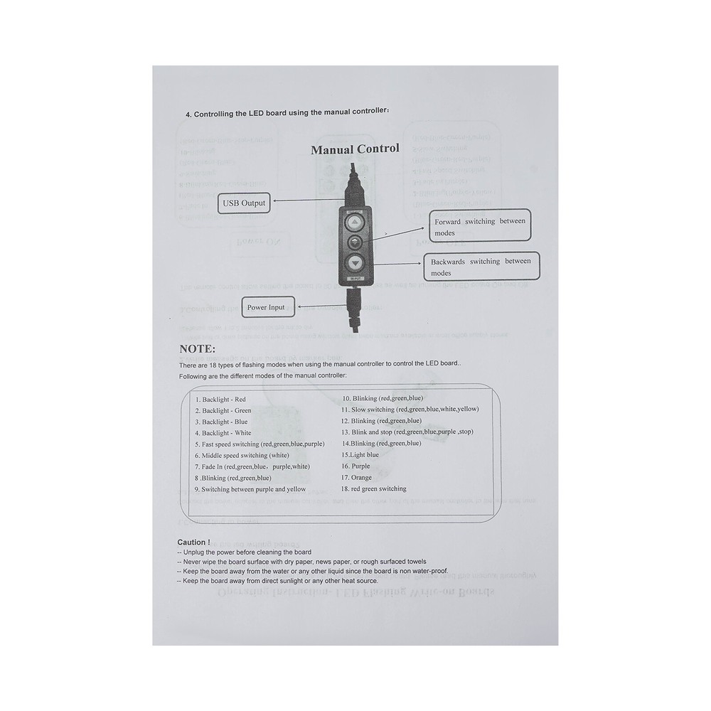 LED Message Writing Board Menu Board for Bar Restaurant with Remote Control