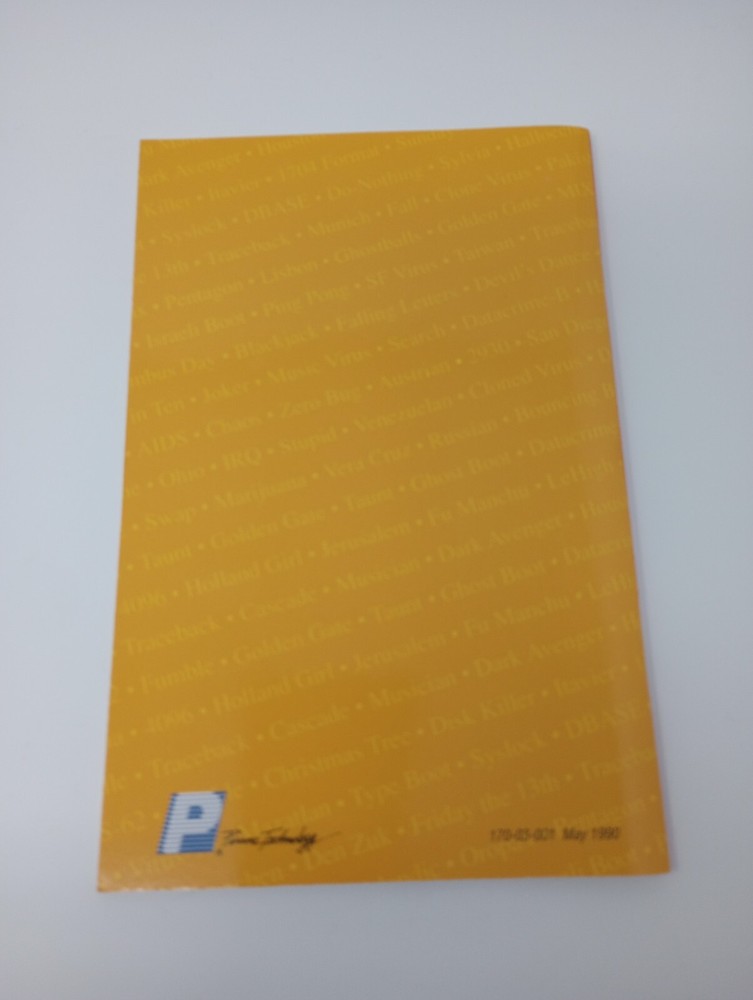 Virucide Version 1.2 User Guide (Parsons Technology, 1990) Manual & Insert Only