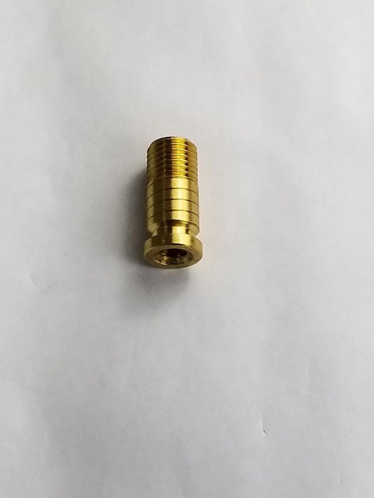 (1) 5/16 - 18 Threaded Self Aligning Brass Pool Cue Shaft Insert