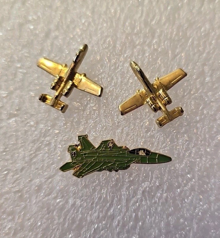 Vintage A-10 Warthog Pins