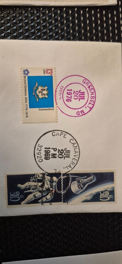 1371 Apollo 8 Moon Orbit 5"X3.5 Multiple on back (Each Different) 10 Per order