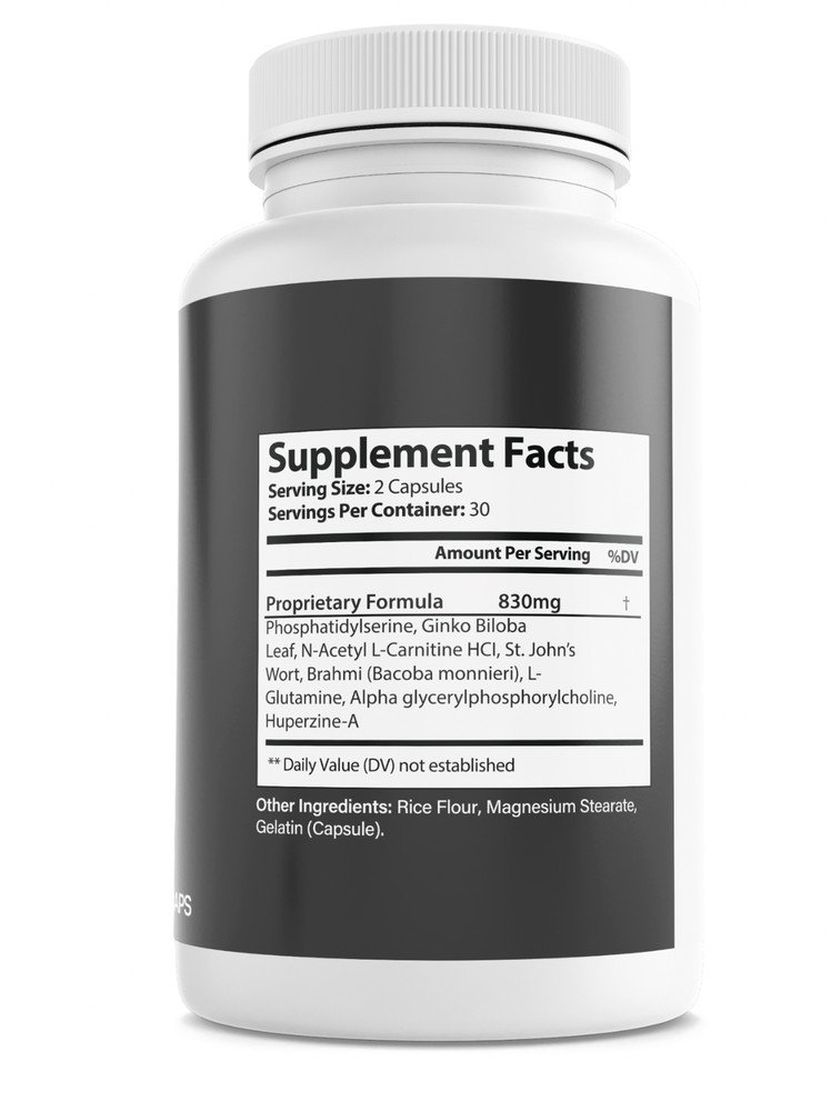 Memo Blast Advanced Mind Memory Cognitive Support Dietary Supplement 60 Capsules