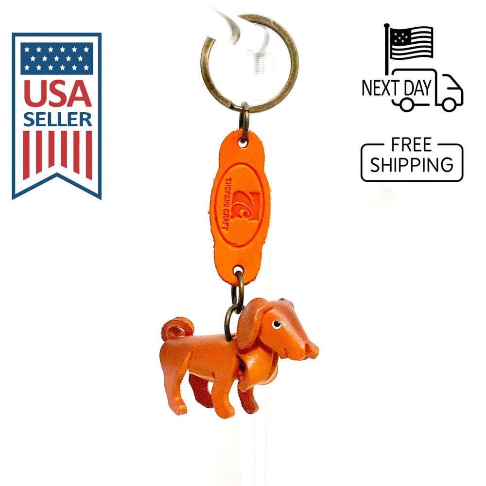LABRADOR RETRIEVER Handmade Leather Keyring #2