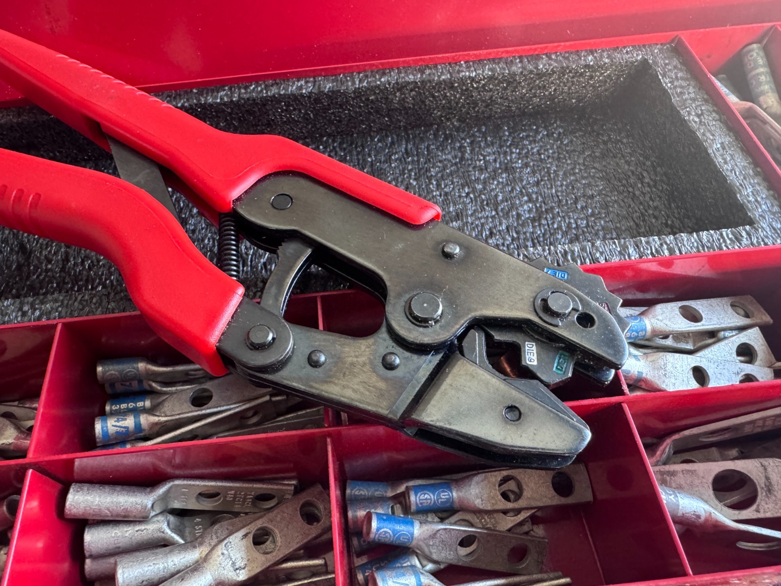 Burndy Compression System Ratcheting Crimper Y1MRTC Kit