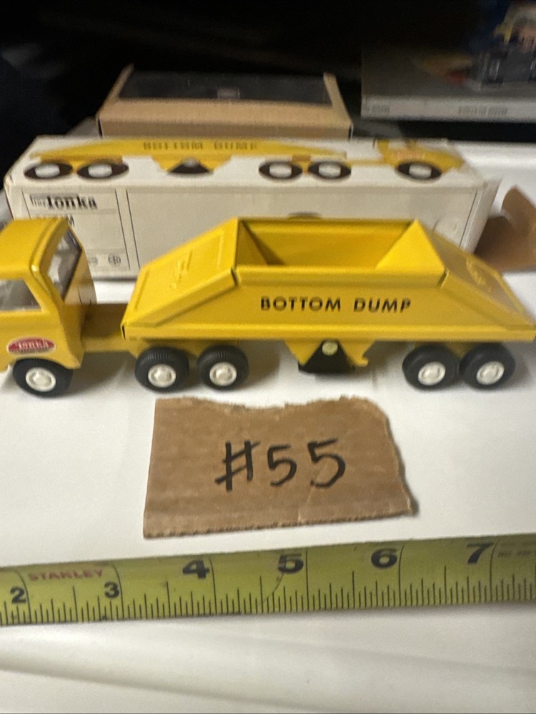 Tiny Tonka Bottom Dump Truck #655 With Box