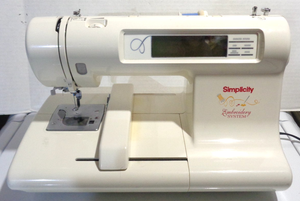 Simplicity Embroidery Only Machine Model SE2 Touch Screen White Works