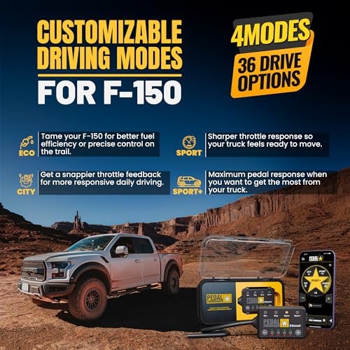 Throttle Response Controller Compatible with Ford F150 2011-2025, Plug-and