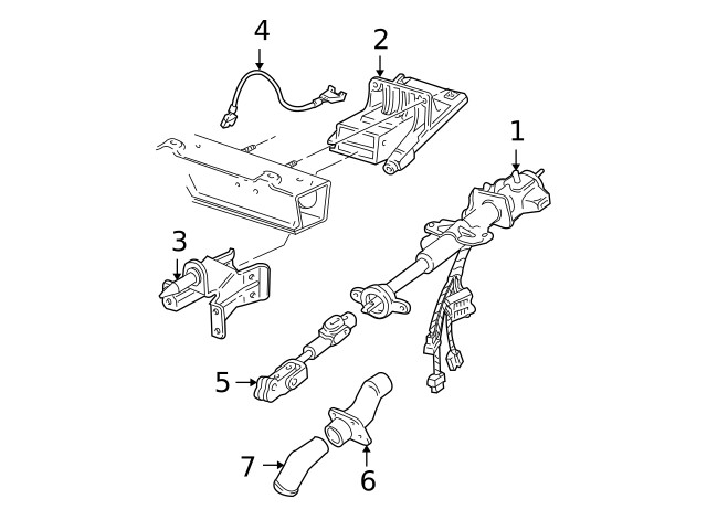 Genuine GM Column Assembly 26087577