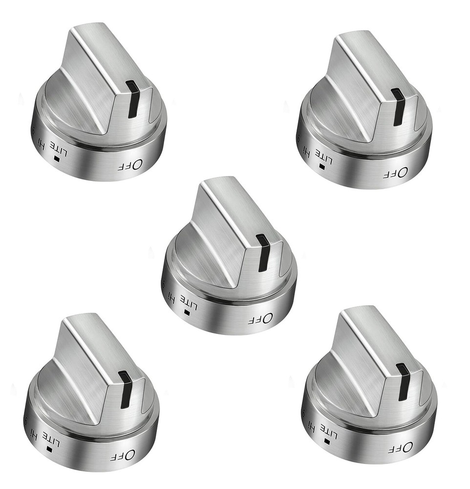 GE JGB700SEJ2SS Gas Range Oven Burner Knobs (5 Pack)