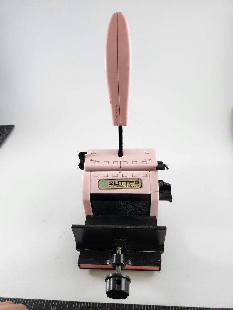 Zutter Bind-It-All V2.0 Pink Scrapbooking Binder Punch Bind Machine