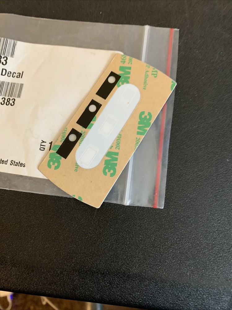 Grindmaster Cecilware A546-383 DECAL, TOUCHPAD ICB SELECT