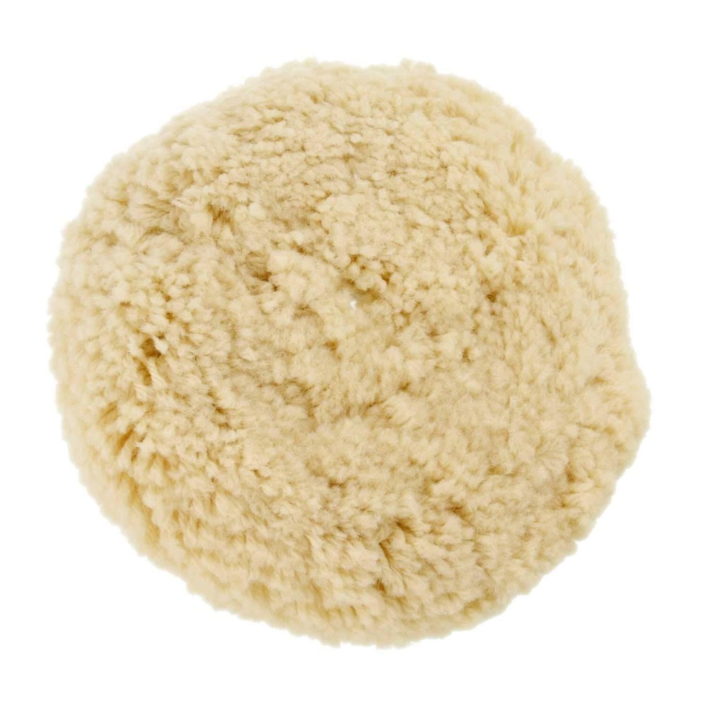 8" Wool Double Sided Buffing Pad for 2-Sided Compound Cutting  Polishing Pad