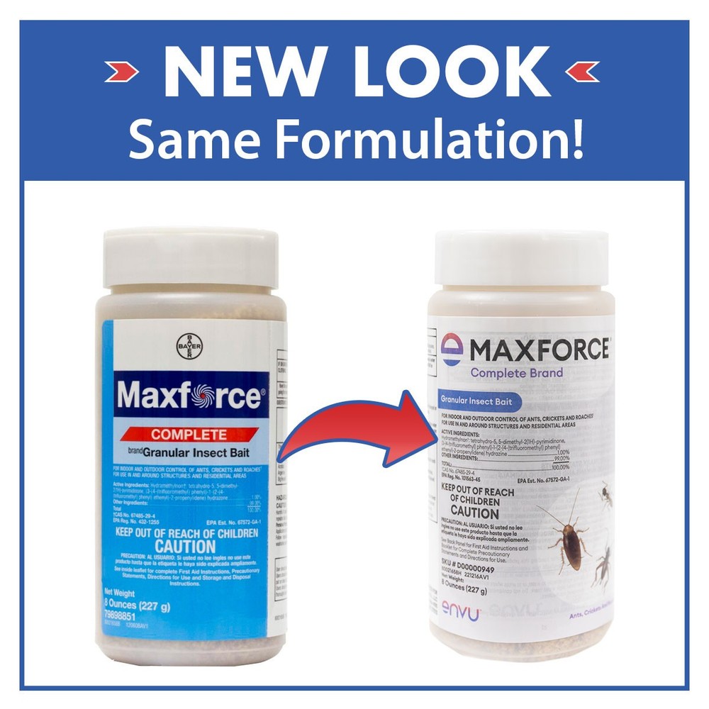 4 LB Maxforce Complete Insecticide Insect Bait Control Ant Roach Crickets Earwig