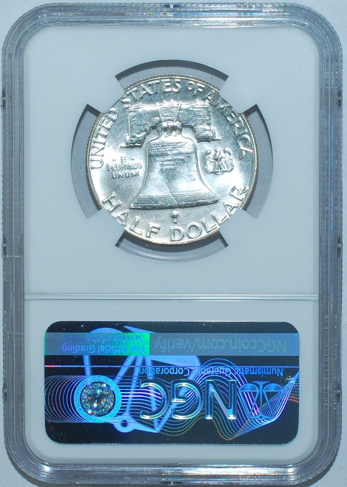 1963 NGC MS64FBL Full Bell Lines Franklin Half Dollar