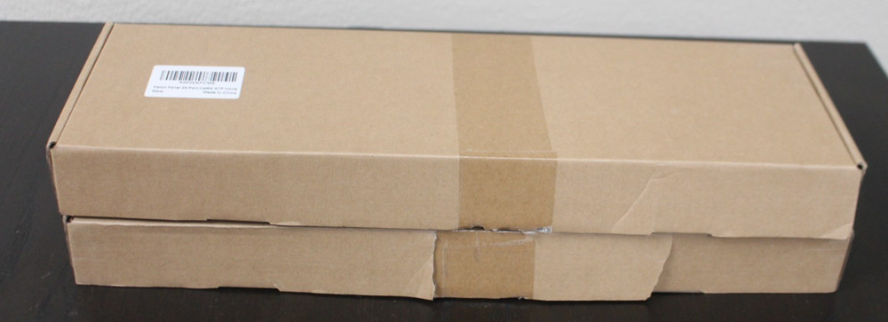 Rapink Patch Panel 24 Port Cat6A with Inline Keystone 10G Support - OPEN BOX