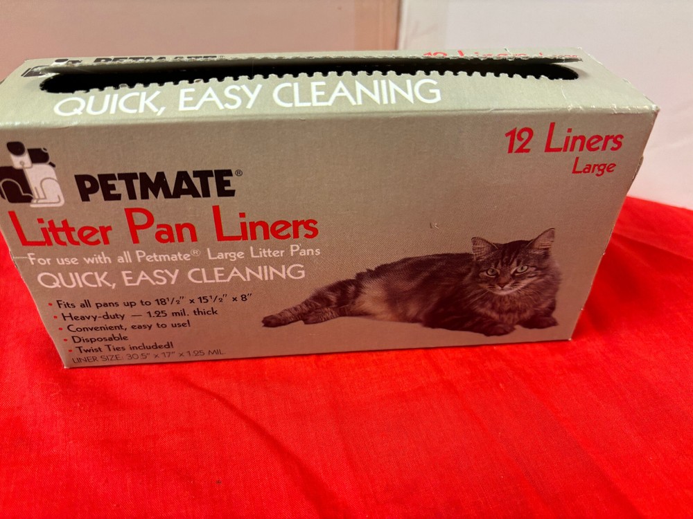 Hartz/Petmate Cat Litter Pan Liners; 17 Liners Total