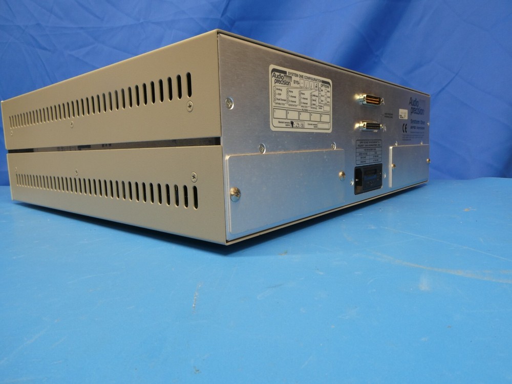 Audio Precision SYSTEM ONE SYS-11A (SYS1-55457) with manual