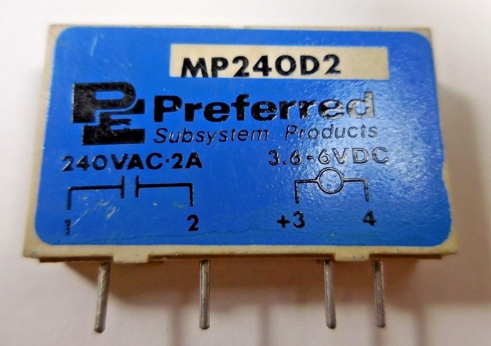 Preferred Subsystem Products MP240D2 Relay