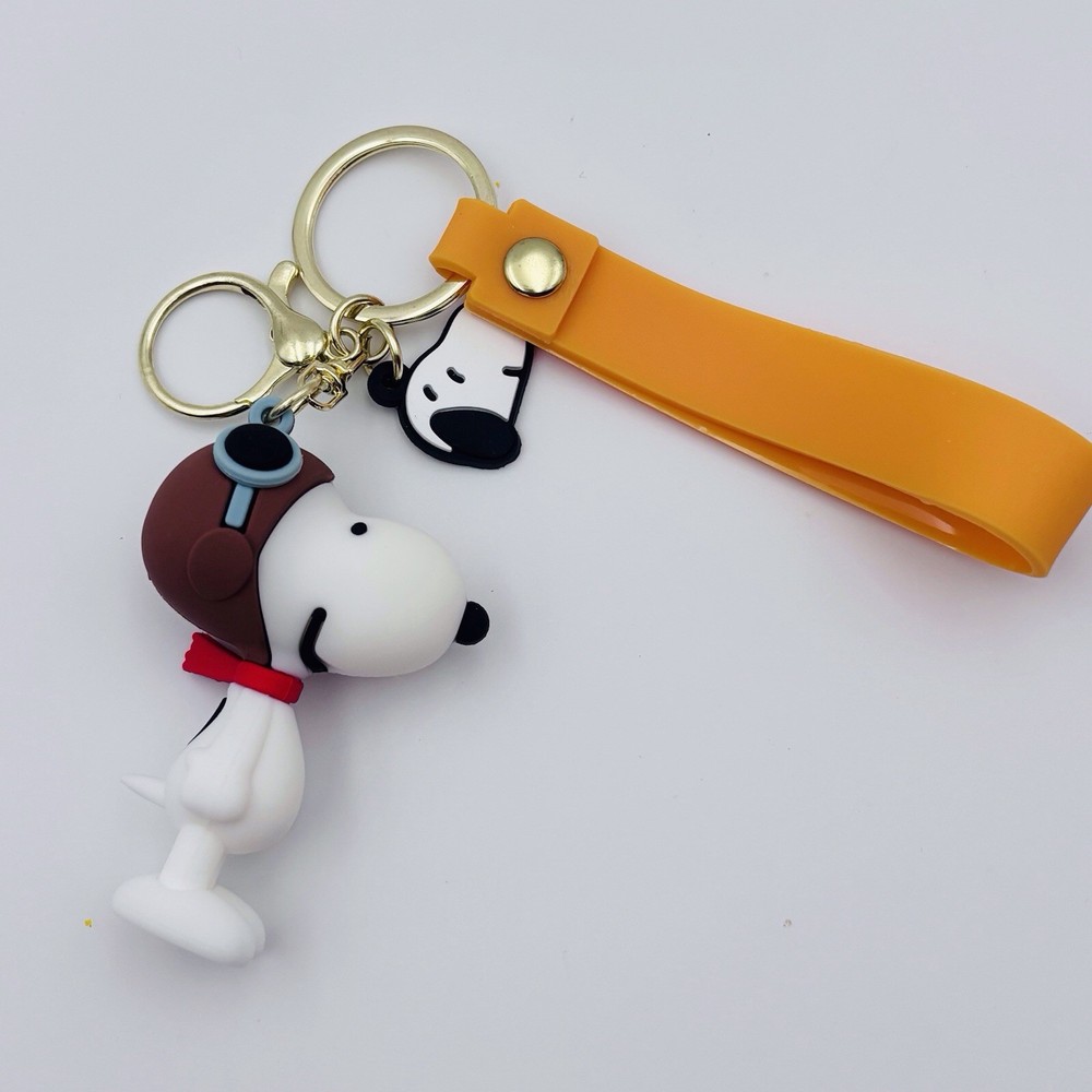 Snoopy Charm key Chain , Bag Charm, Key Ring E2-241