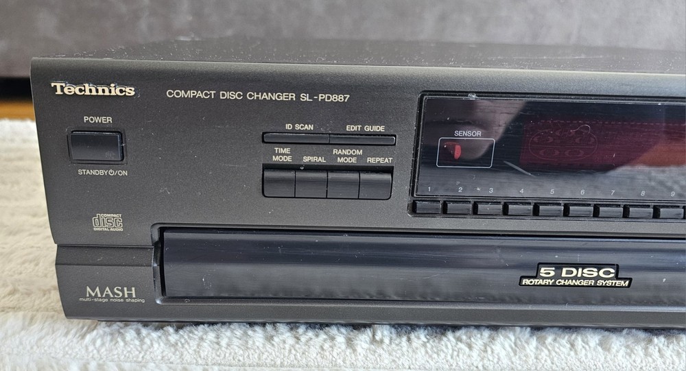 Technics SL-PD887 5-Disc CD Changer Player + Remote Tested & Working