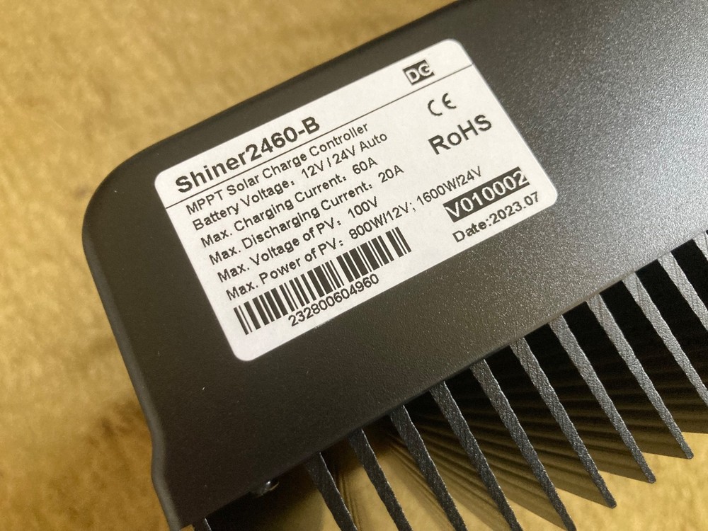 BougeRV 60A MPPT Solar Charge Controller with Bluetooth 12V/24V