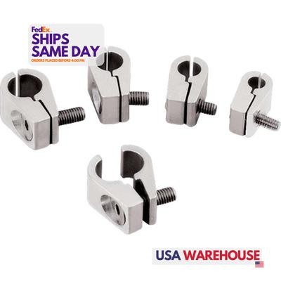 Billet Specialties 65510, Set of 4 Aluminum Billet Line Clamps 1/2In 4Pcs Perfor