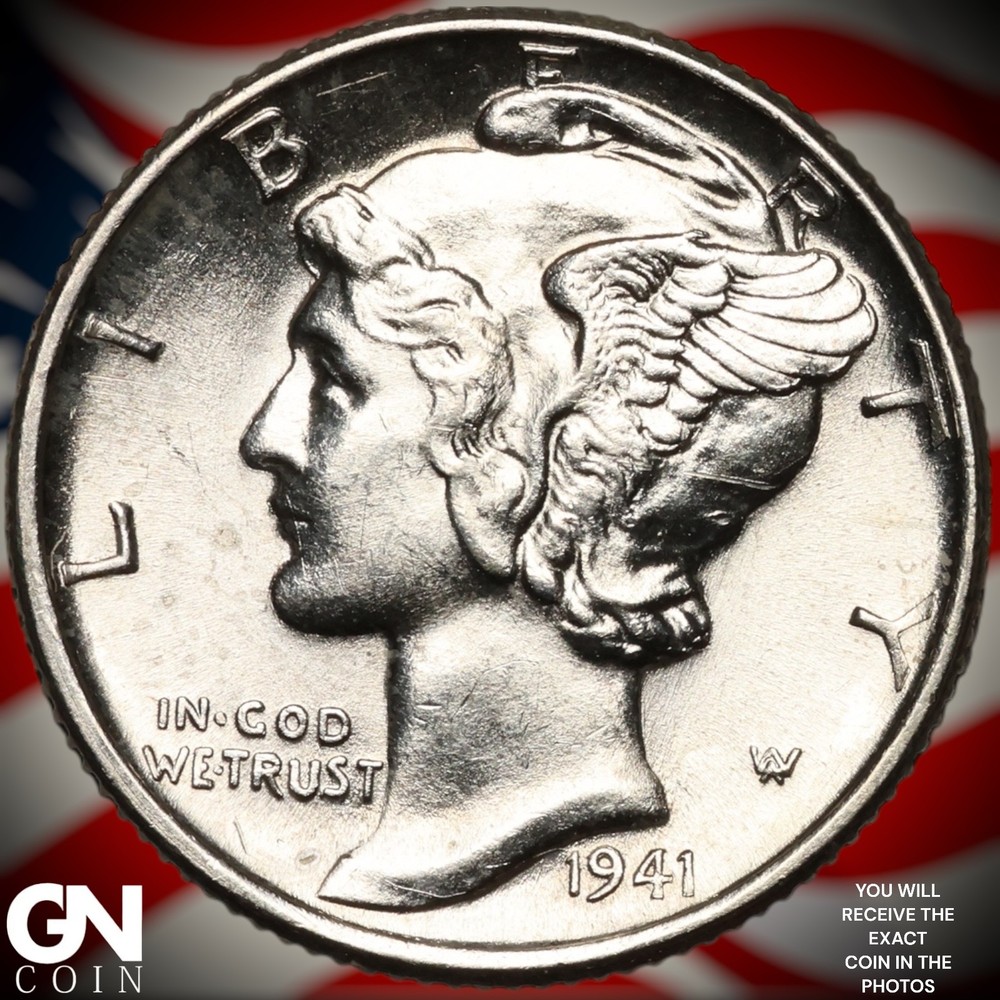 1941 P Mercury Dime B0451