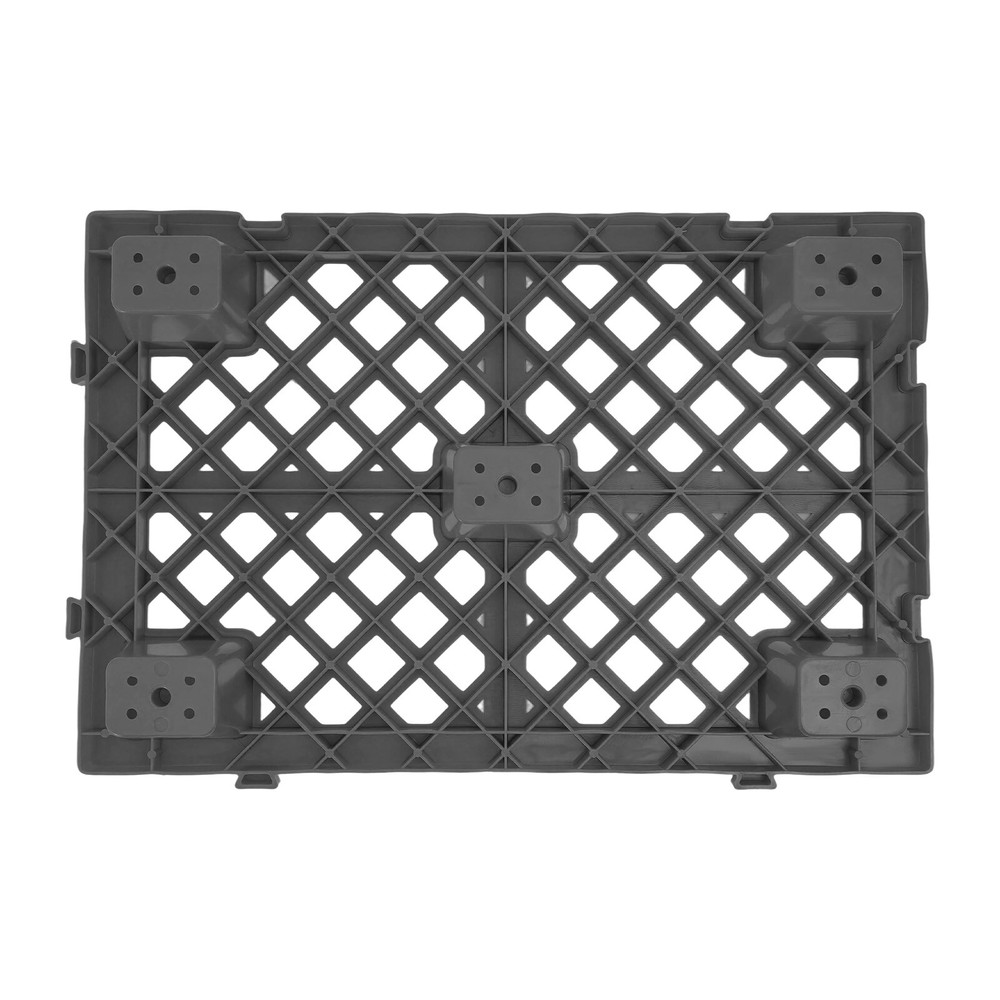 6pcs Plastic Pallets Interlocking Storage Stackable Anti-slip Loading Pallets