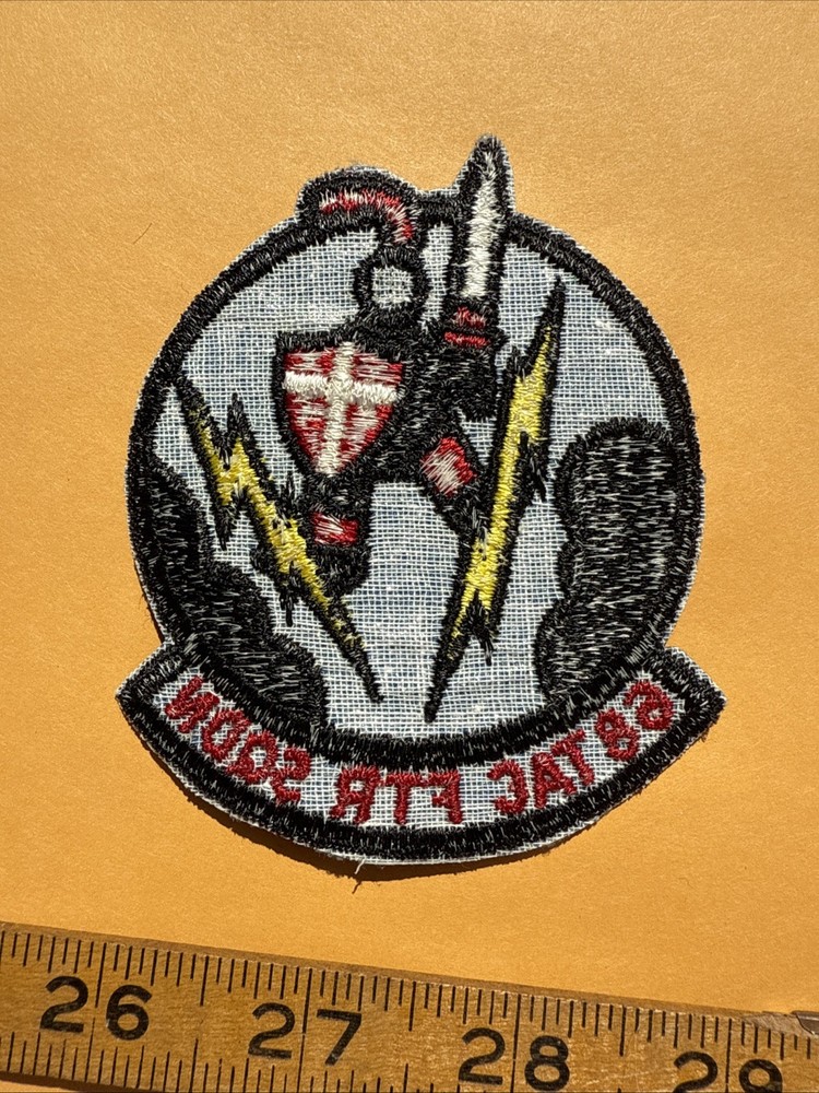 USAF 68th Tactical Fighter Squadron Patch, Cut Edge, Air Force