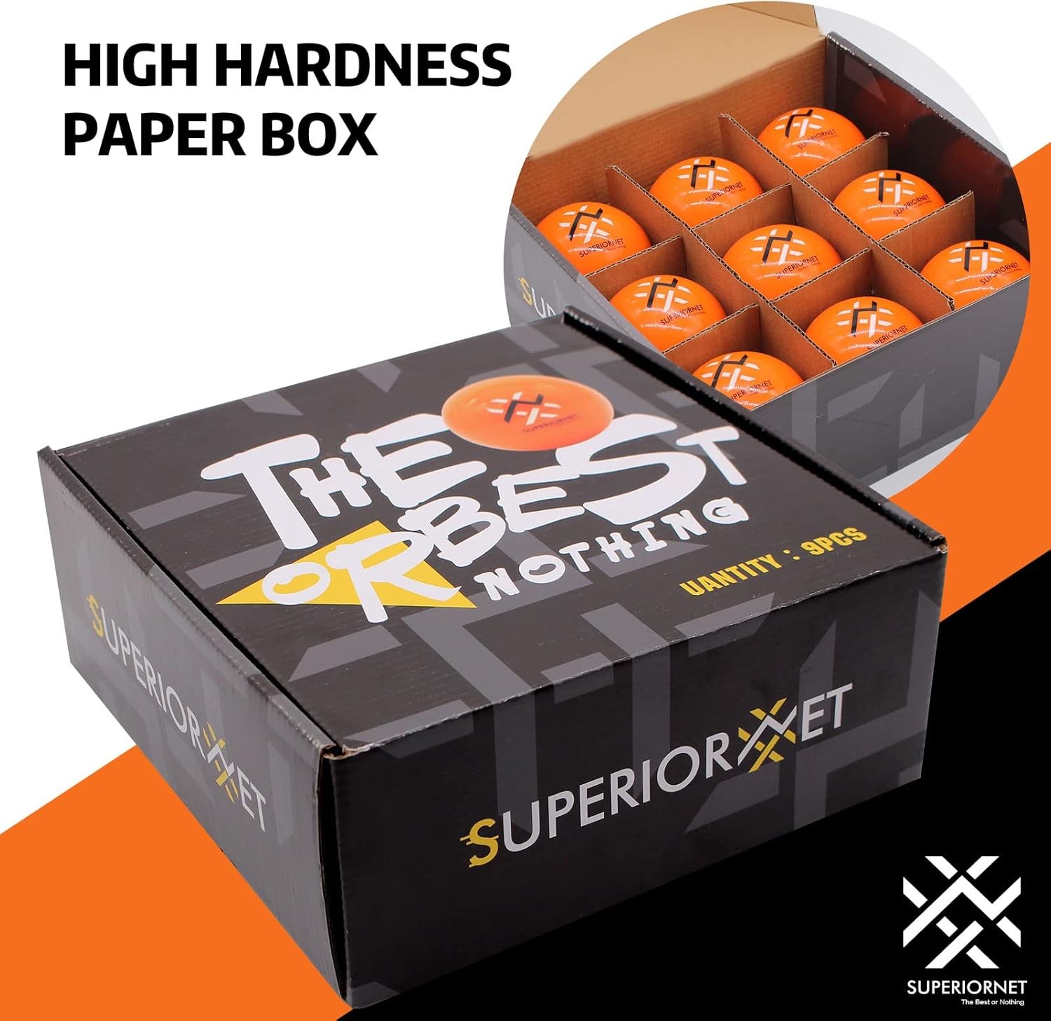 9 Pack 3" Weighted Training Baseballs & Softballs for Hitting and Pitching