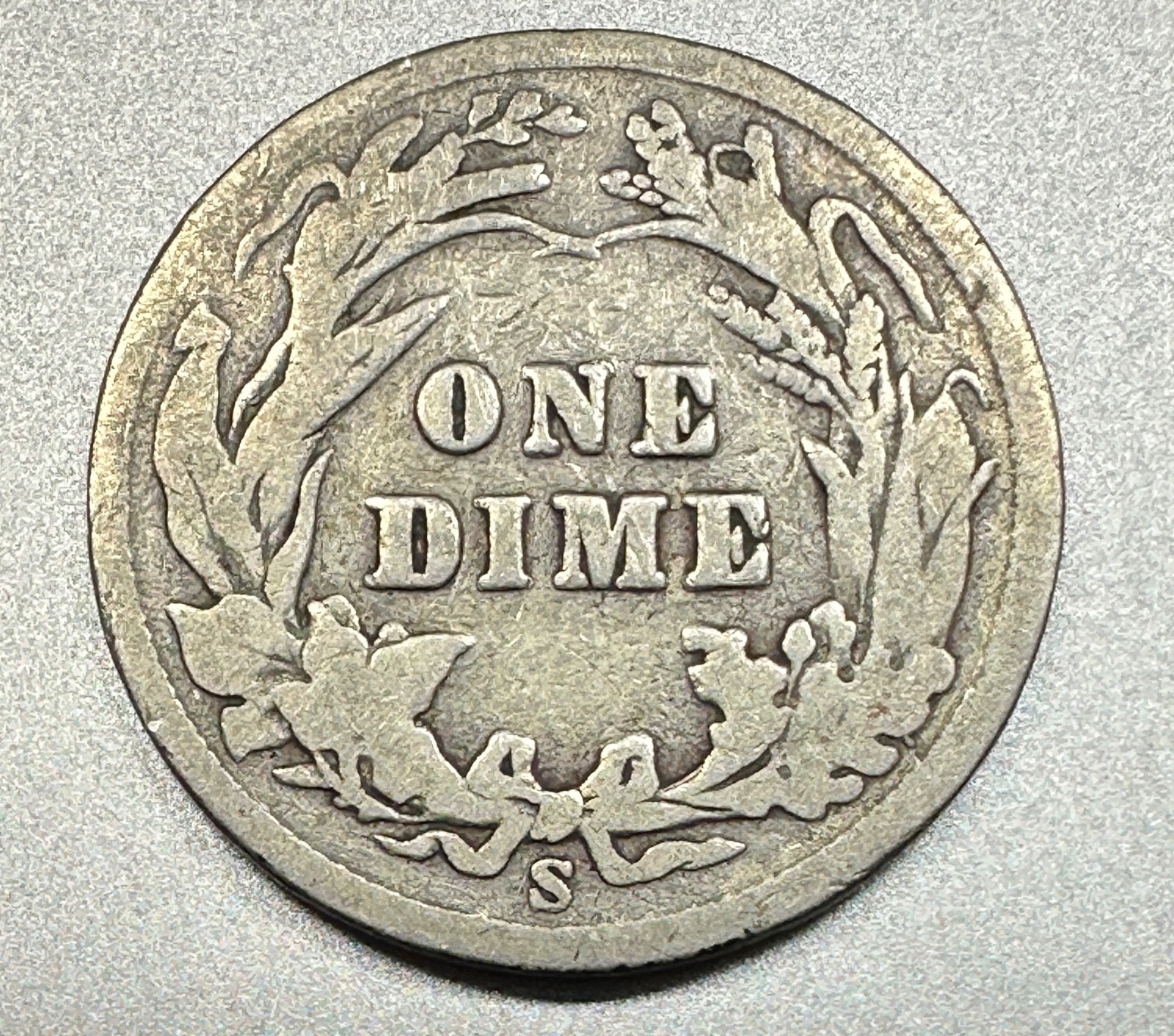 1904-S BARBER DIME GOOD #1730