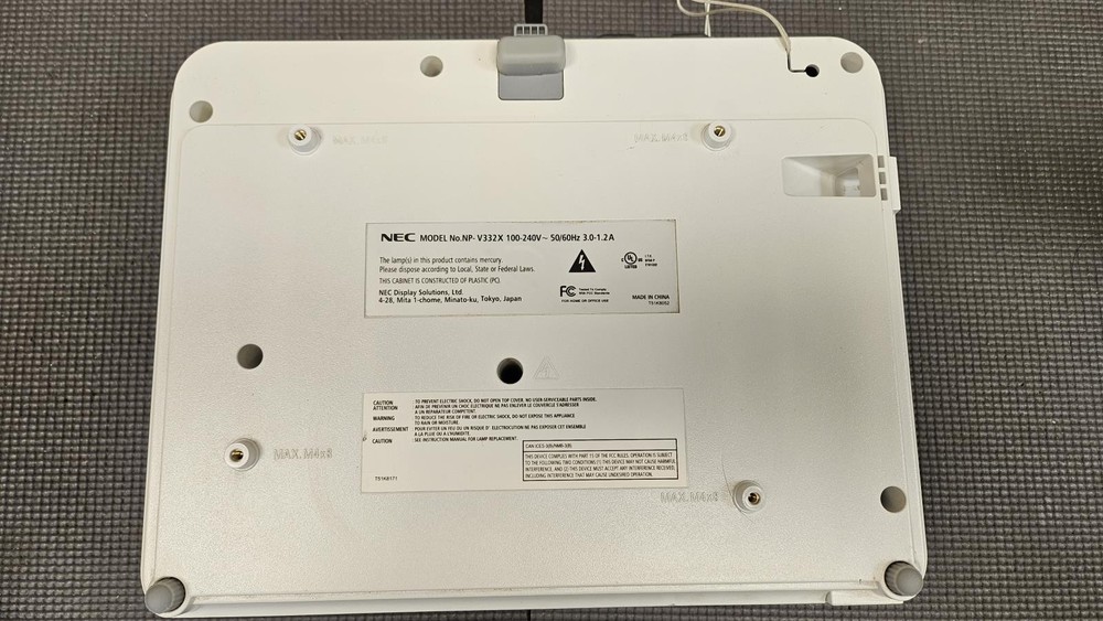 NEC V332X DLP 3D Capable Projector