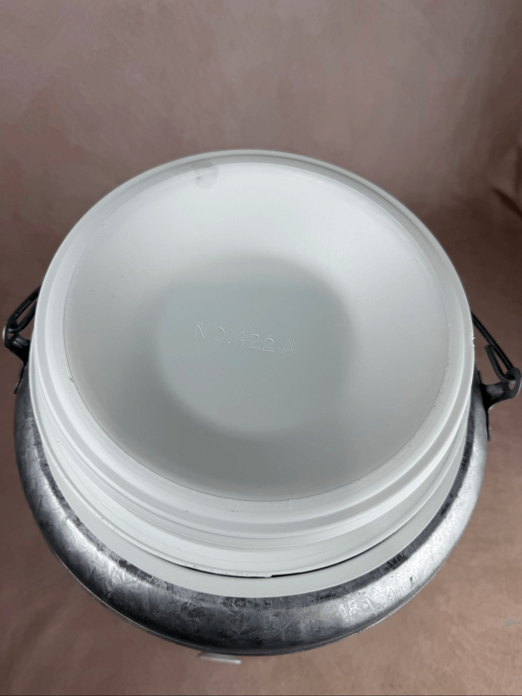 Vintage Gott Galvanized Metal 2 Gallon Water Jug Cooler Silver NOS