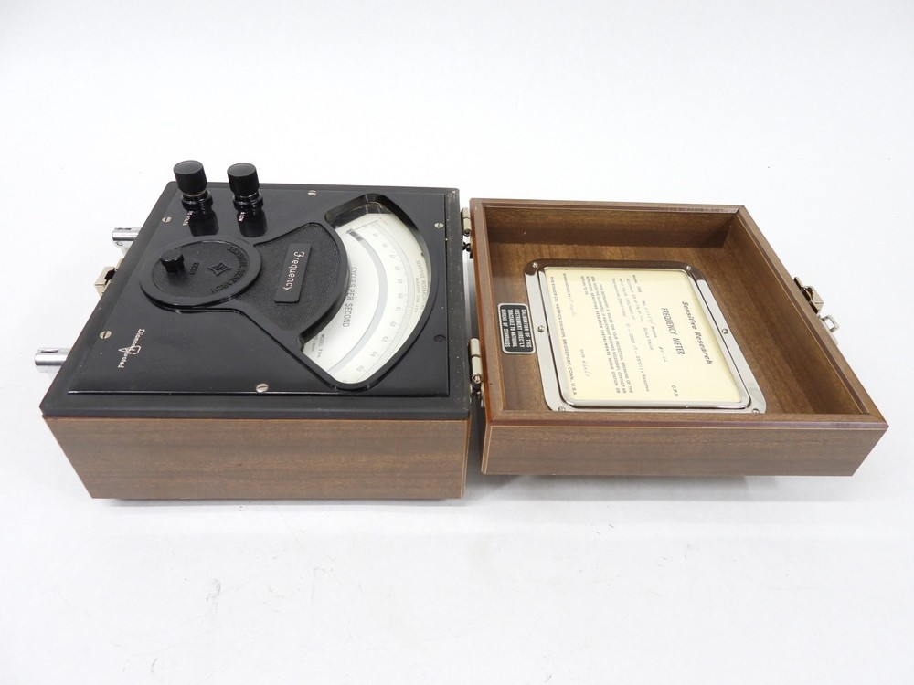 Sensitive Research Model FRE Frequency Meter (great condition)